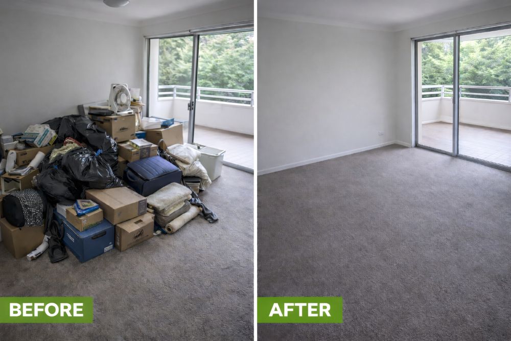 End Of Lease Junk Removal Before And After
